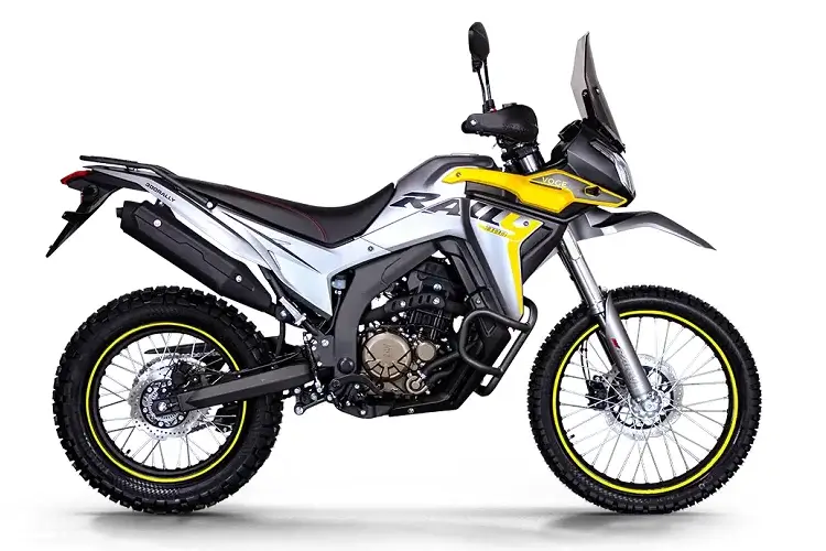 voge 300 rally Ilmenite greychrome yellow in crete for rental